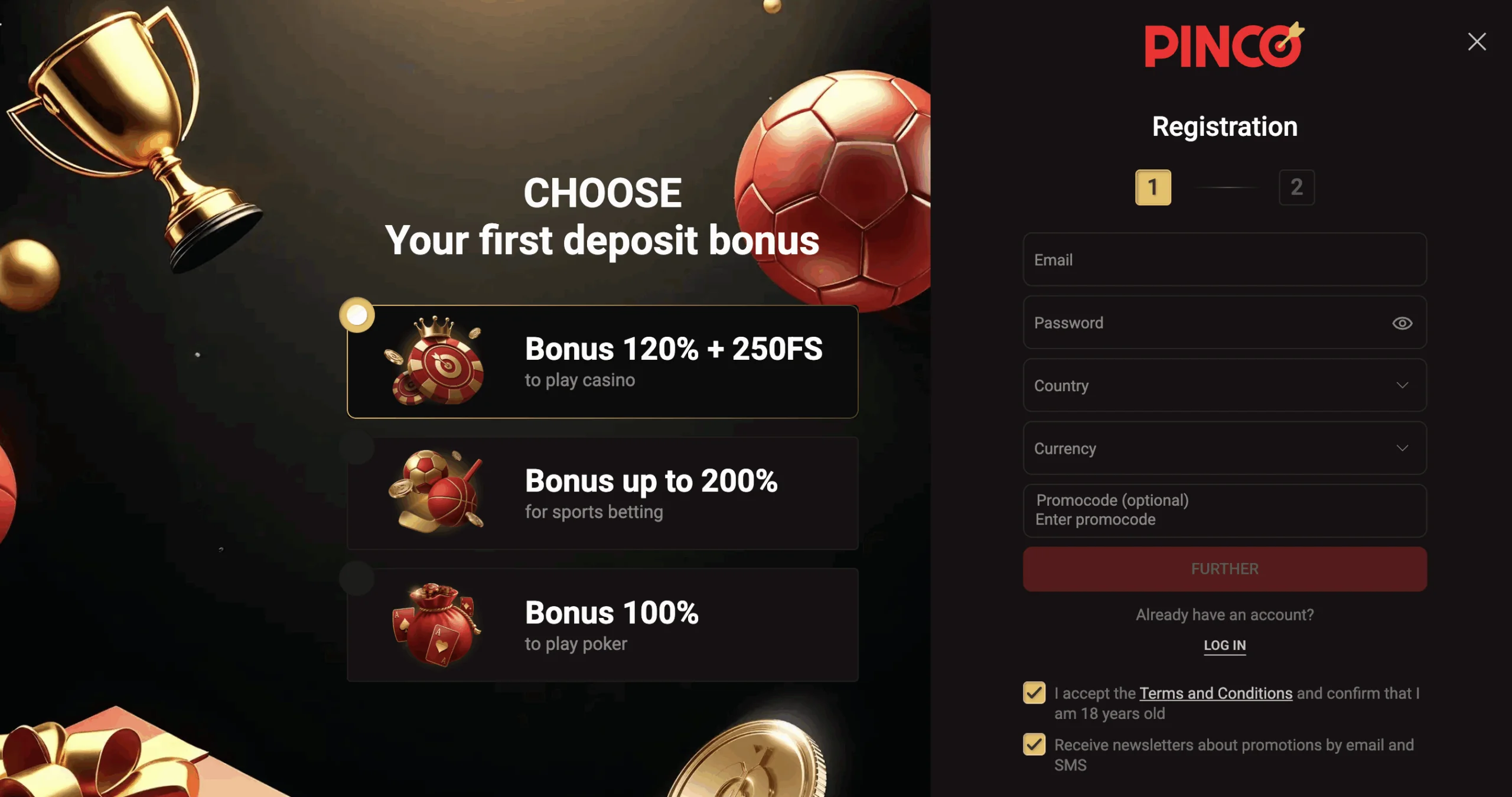 pinco-registration pinco casino registration